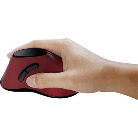Logilink | Ergonomic Vertical Mouse | ID0159 | Optical | Wireless | Red - 4